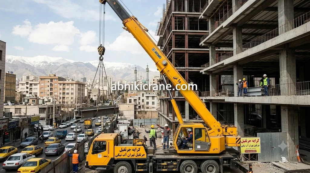 اجاره جرثقیل کامیونی در تهران