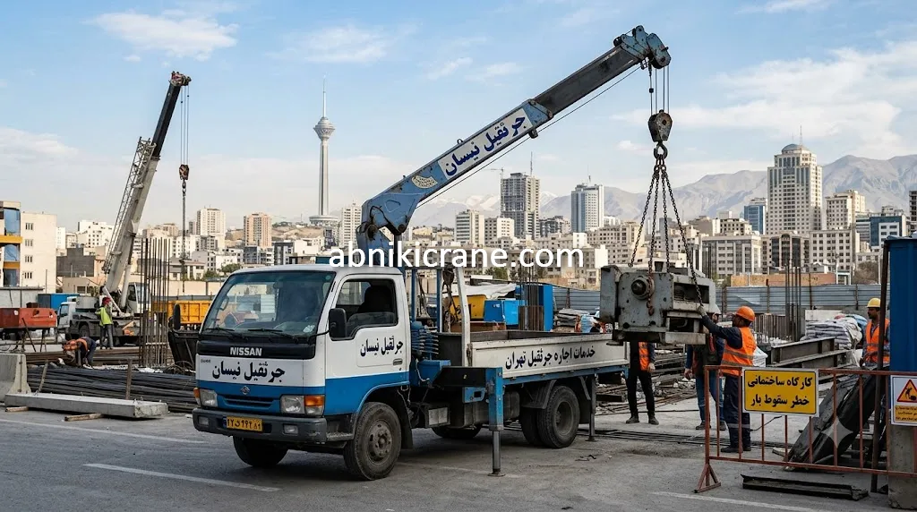 اجاره جرثقیل نیسان در تهران