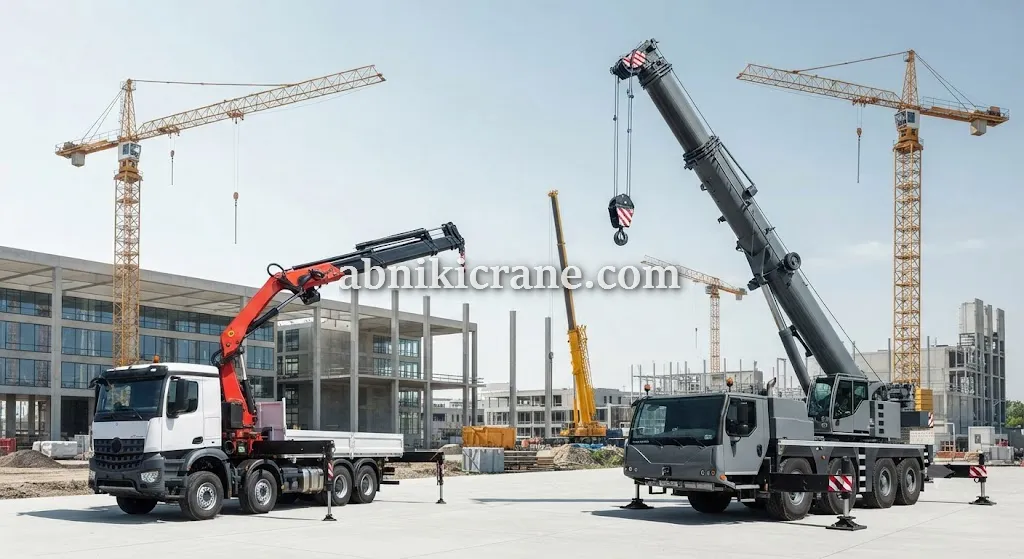 انواع جرثقیل های قابل اجاره